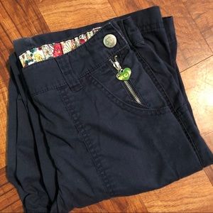 NAVY BLUE KOI SCRUB PANT